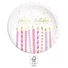 Kép 2/3 - Happy Birthday Candles papírtányér 8 db-os 23 cm FSC