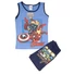 Kép 1/7 - 2 részes kisfiú nyári szett Avengers/Bosszúállók mintával