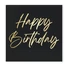 Kép 1/3 - Happy Birthday Elegant szalvéta 20 db-os 33x33 cm FSC