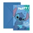 Kép 1/3 - Disney Lilo és Stitch, A csillagkutya Angel party meghívó 6 db-os FSC