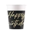 Kép 1/3 - Happy Birthday Elegant papír pohár 8 db-os 200 ml FSC