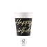 Kép 2/3 - Happy Birthday Elegant papír pohár 8 db-os 200 ml FSC