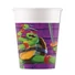 Kép 1/3 - Tini Nindzsa Teknőcök Purple papír pohár 8 db-os 200 ml FSC