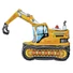 Kép 1/3 - Markológép Excavator 3D fólia lufi 89 cm