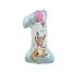 Kép 1/3 - Happy Birthday Kangaroo, Kenguru 1-es szám fólia lufi 77 cm