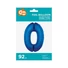 Kép 2/3 - Kék 0-ás B&C Blue szám fólia lufi 92 cm