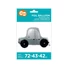 Kép 6/7 - Car 3D, Autó fólia lufi 72 cm