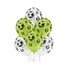 Kép 1/3 - Focis Green léggömb, lufi 6 db-os 12 inch (30 cm)