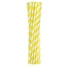 Kép 1/3 - Sárga Yellow Stripes rugalmas papír szívószál 12 db-os