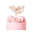 Kép 2/5 - Bride to be rose gold torta dekoráció 16x15cm