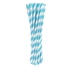 Kép 1/3 - Kék Light Blue Stripes papír szívószál 24 db-os