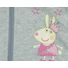 Kép 4/5 - Belül bolyhos kapucnis kislány kardigán Peppa malac mintával