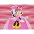 Kép 2/3 - Disney Minnie csíkos hosszú ujjú kombidressz glitterrel