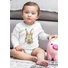 Kép 1/3 - Hosszú ujjú baba body állatos mintával