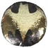 Kép 1/5 - Batman átfordítható flitteres formapárna 30 cm