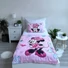 Kép 2/5 - Disney Minnie Flowers gyerek, ovis ágyneműhuzat 100×135cm, 40×60 cm