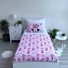 Kép 3/5 - Disney Minnie Flowers gyerek, ovis ágyneműhuzat 100×135cm, 40×60 cm