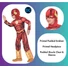 Kép 6/7 - A Villám Red Lightning jelmez 4-6 év