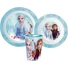 Kép 1/2 - Disney Jégvarázs Blue Forest étkészlet, micro műanyag szett, pohárral 260 ml