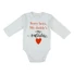 Kép 1/3 - "Sorry boys. My Daddy's my valentine" feliratos valentin napi baba body fehér