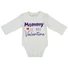 Kép 1/3 - "Mommy is my Valentine" feliratos valentin napi baba body fehér