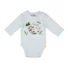 Kép 1/3 - Disney Mickey és Minnie vintage karácsonyi hosszú ujjú baba body fehér