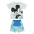 Kép 1/7 - 2 részes batikolt rövidnadrágos kisfiú nyári szett Mickey egér mintával