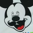 Kép 2/3 - Rövid ujjú baba body bajszos Mickey egér mintával fehér