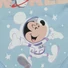 Kép 2/3 - Rövid ujjú űrhajós baba body Mickey egér mintával kék
