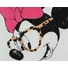 Kép 2/3 - Rövid ujjú lány póló Minnie egér mintával