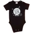 Kép 1/3 - "I love you to the moon and back" feliratos rövid ujjú baba body fekete