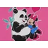 Kép 2/3 - Disney Minnie pandás belül bolyhos ujjatlan rugdalózó