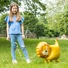Kép 2/2 - Oroszlán Jungle sétáló fólia lufi 96 cm