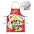 Kép 1/2 - Disney Minnie and Mickey Karácsonyi gyerek kötény 2 darabos szett