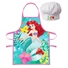 Kép 1/2 - Disney Hercegnők, Ariel Curious gyerek kötény 2 darabos szett