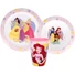 Kép 1/2 - Disney Hercegnők True étkészlet, micro műanyag szett, pohárral 260 ml