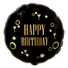 Kép 1/2 - Happy Birthday B&C Gold party fólia lufi 36 cm