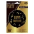 Kép 2/2 - Happy Birthday B&C Gold party fólia lufi 36 cm