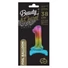 Kép 2/2 - Színes Rainbow mini 1-es szám fólia lufi talppal 38 cm