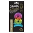 Kép 2/2 - Színes Rainbow mini 8-as szám fólia lufi talppal 38 cm