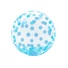 Kép 1/2 - Blue Dots Aqua gömb fólia lufi 46 cm