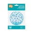 Kép 2/2 - Blue Dots Aqua gömb fólia lufi 46 cm