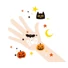 Kép 1/3 - Halloween Boo tetkó 5 db-os