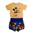 Kép 1/5 - Rövidnadrágos kisfiú babaruha szett Mickey egér mintával